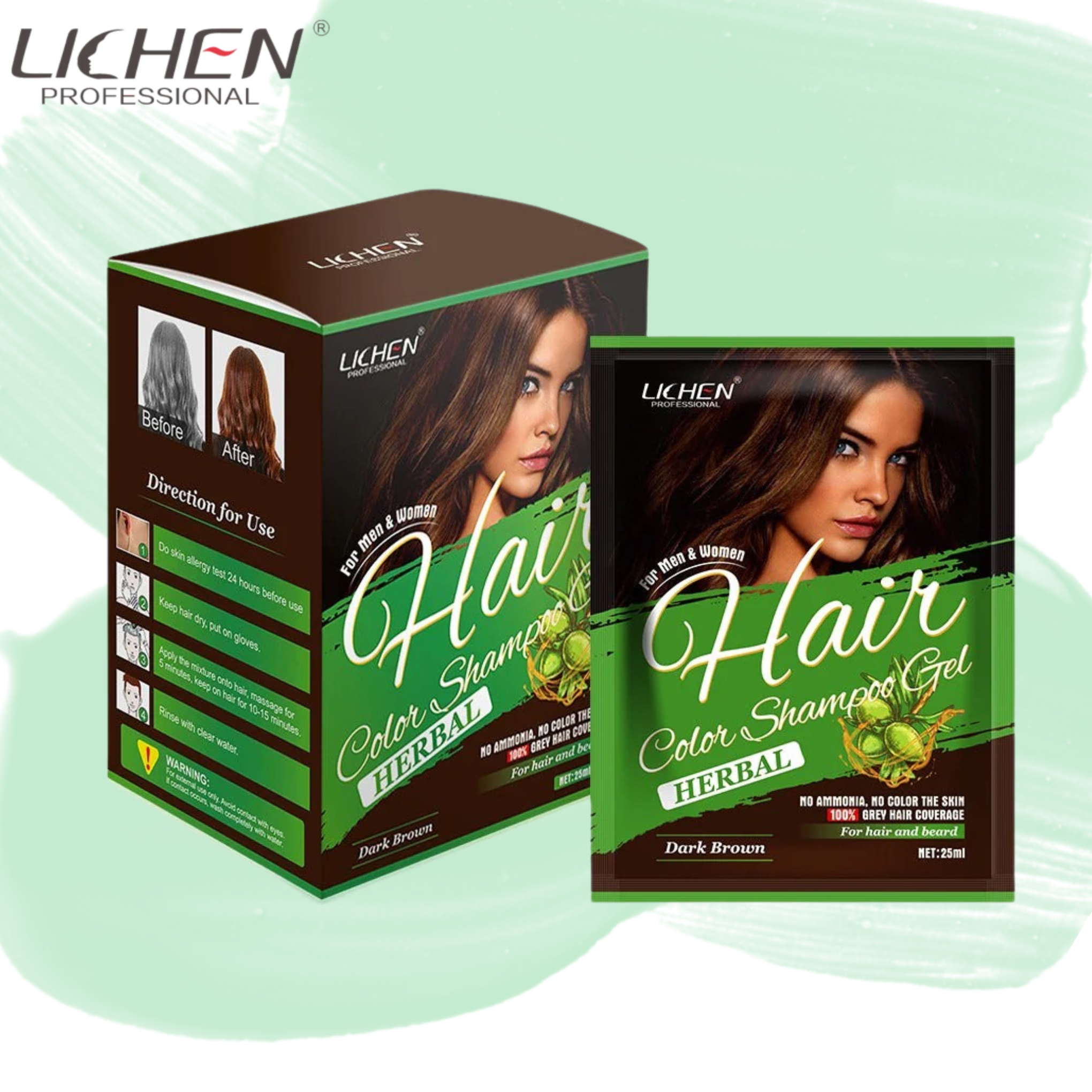 Lichen Hair Color Gel (Sachet Packaging)