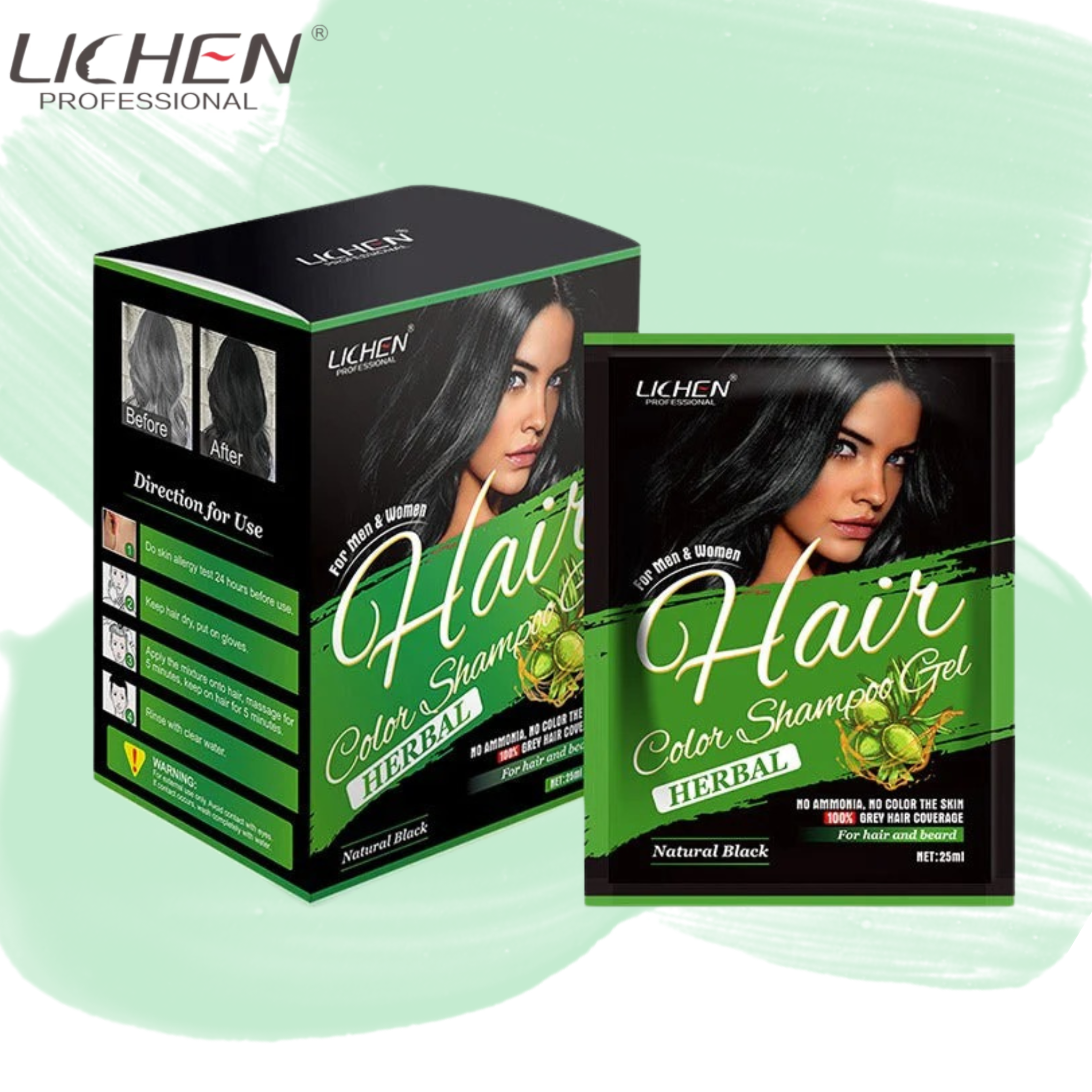 Lichen Hair Color Gel (Sachet Packaging)