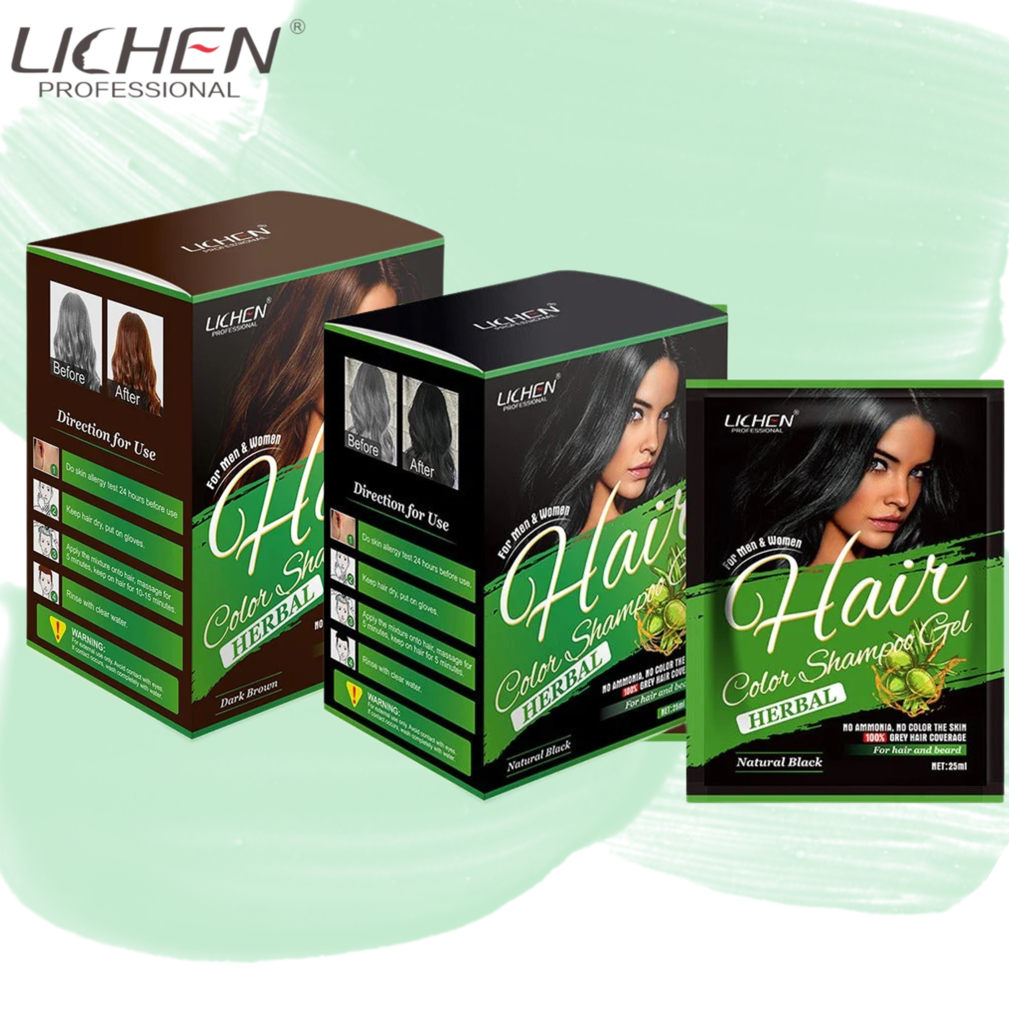 Lichen Hair Color Gel (Sachet Packaging)